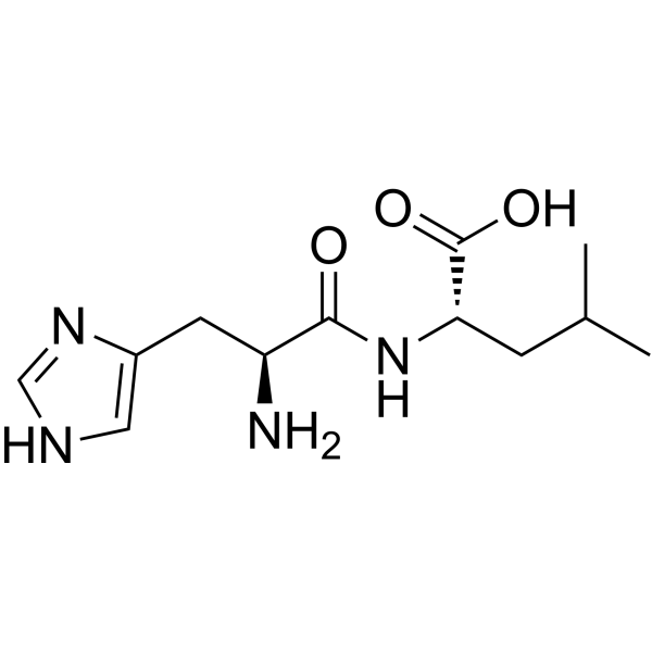 (S)-2-((S)-2-Amino-3-(1H-imidazol-4-yl)propanamido)-4-methylpentanoic acid 7763-65-7